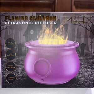 Mahli 2024 edition purple flaming cauldron diffuser